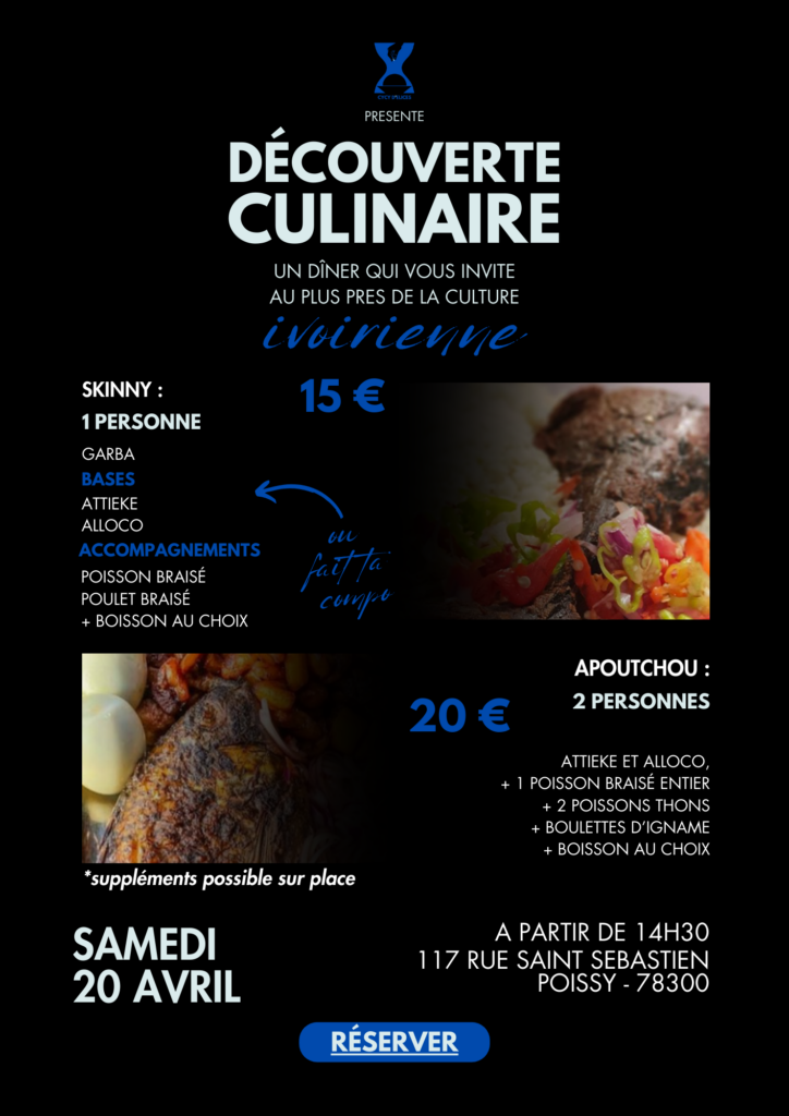 découverte culinaire flyer