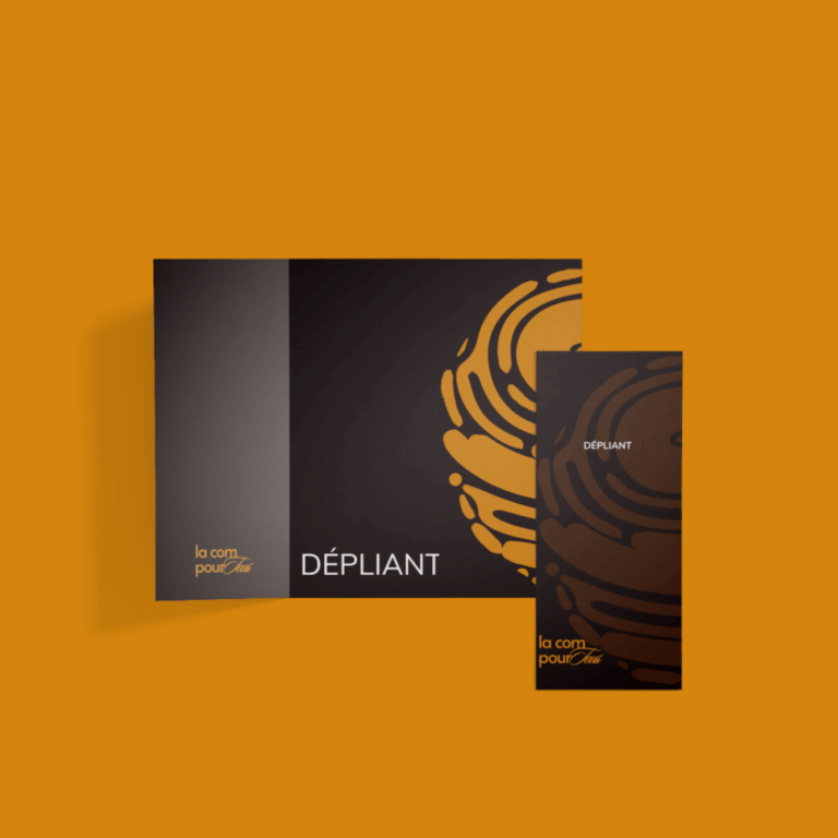 création visuelle - dépliant